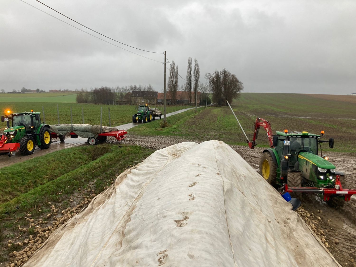 Bâchage de silo 